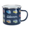 BRISA EMAILLE TASSE BULLI Becher BULLI PARADE/BLAU -Lager Flair Verkaufsgeschäft 297223002 a emaille tasse bulli brisa 1