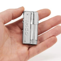 Imco SUPER/TRIPLEX OIL CHROM NICKEL Feuerzeug NOCOLOR -Lager Flair Verkaufsgeschäft 5637277441 c super triplex oil chrom nickel imco 24