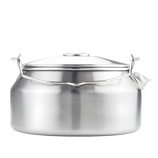 GSI GLACIER STAINLESS TEA KETTLE 1 QT. Campinggeschirr NOCOLOR 4 GSI GLACIER STAINLESS TEA KETTLE 1 QT. Campinggeschirr NOCOLOR – Bild 2