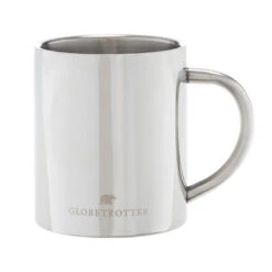 THERMOBECHER GELASERT Campinggeschirr SILBER