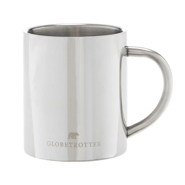 THERMOBECHER GELASERT Campinggeschirr SILBER 3 THERMOBECHER GELASERT Campinggeschirr SILBER