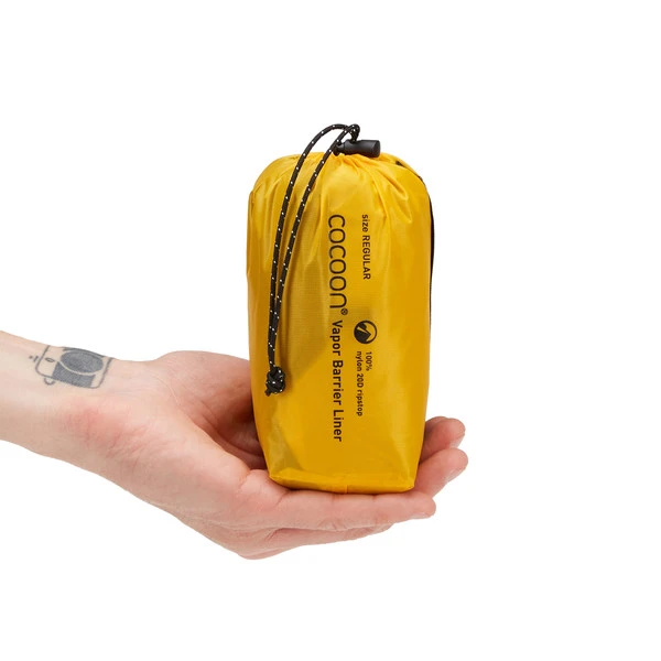 Cocoon HOODED VAPOR BARRIER LINER Schlafsack Inlett BELUGA BLACK/FRESIA 3 Cocoon HOODED VAPOR BARRIER LINER Schlafsack Inlett BELUGA BLACK/FRESIA