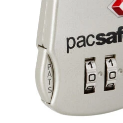 Pacsafe PROSAFE 800 COMBINATION CABLE PADLOCK Gepäcksicherung SILVER -Lager Flair Verkaufsgeschäft 5637879594 c prosafe 800 tsa combination cable padlock pacsafe 24