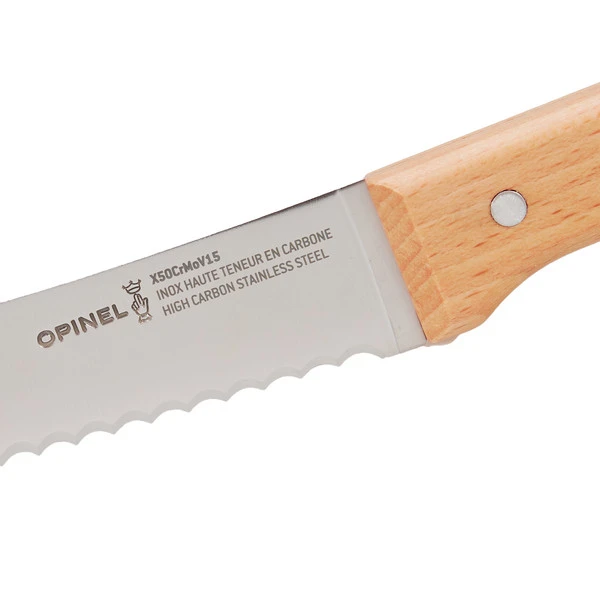 Opinel PARALLELE BROTMESSER Küchenmesser BUCHE 5 Opinel PARALLELE BROTMESSER Küchenmesser BUCHE - Image 3