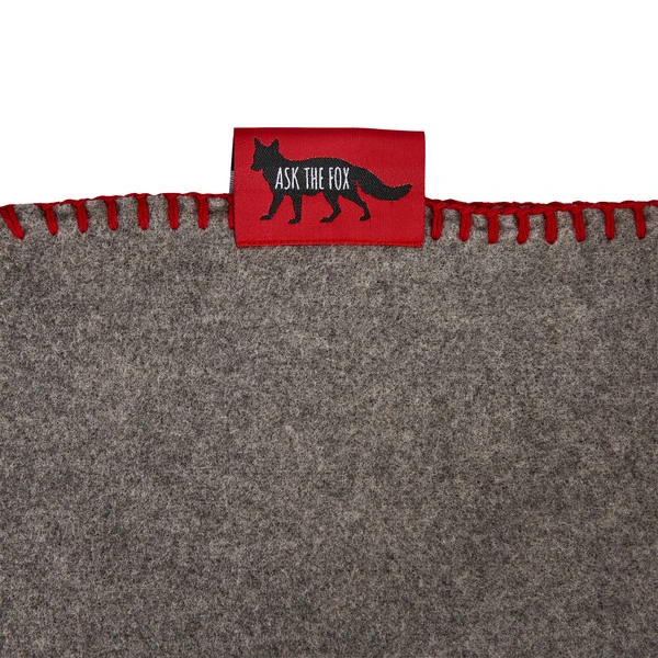 Ask The Fox COSY FOX FEUERLÖSCHDECKE Decke SPARKELING GREY /SIGNAL RED 4 Ask The Fox COSY FOX FEUERLÖSCHDECKE Decke SPARKELING GREY /SIGNAL RED – Bild 2