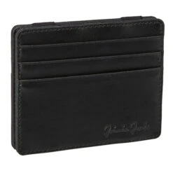 Jaimie Jacobs FLAP BOY SLIM MAGIC WALLET WITHOUT COIN POCKET Portmonee SCHWARZ